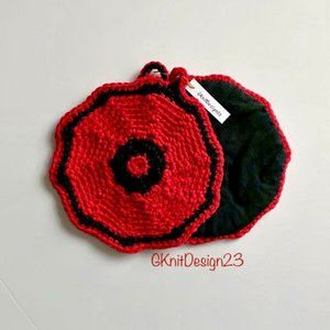 Round Pot Holders, Crochet Gift Under 15,  Crochet Small Placemats